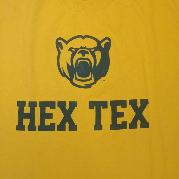 Baylor Bear Hex Tex Golf and Green T shirt Size XL - Picture 2 of 4